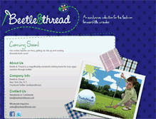 Tablet Screenshot of beetleandthread.com